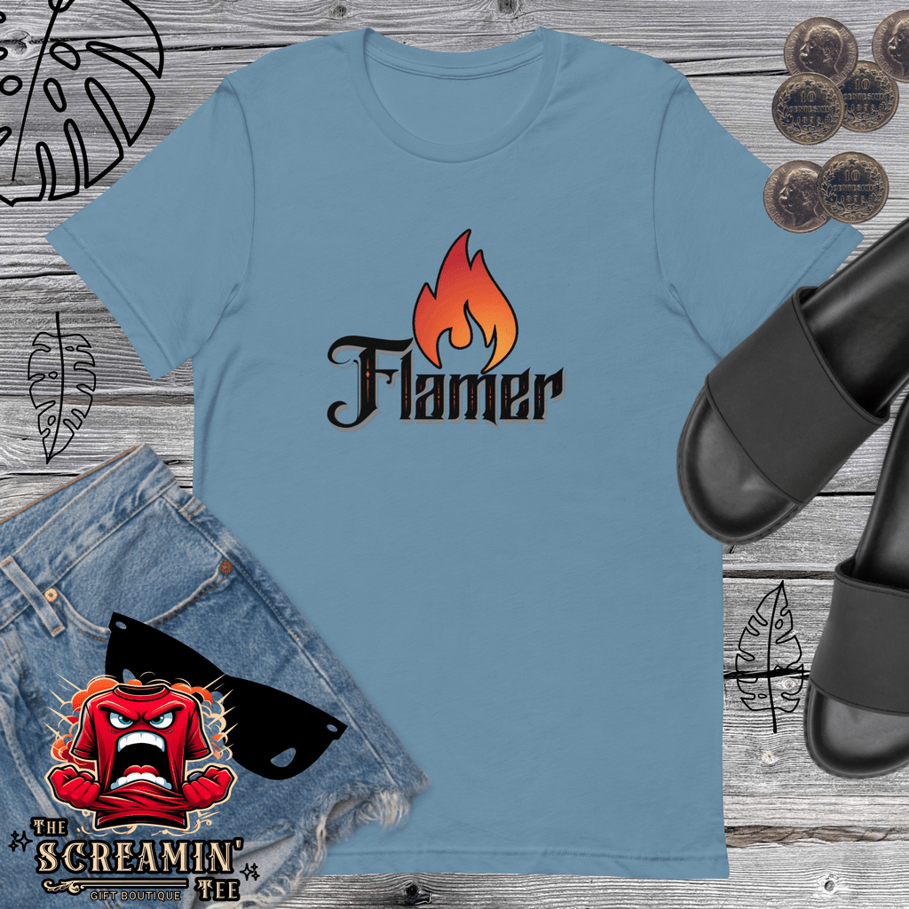 FLAMER UNISEX TSHIRT - The Screamin' Tee