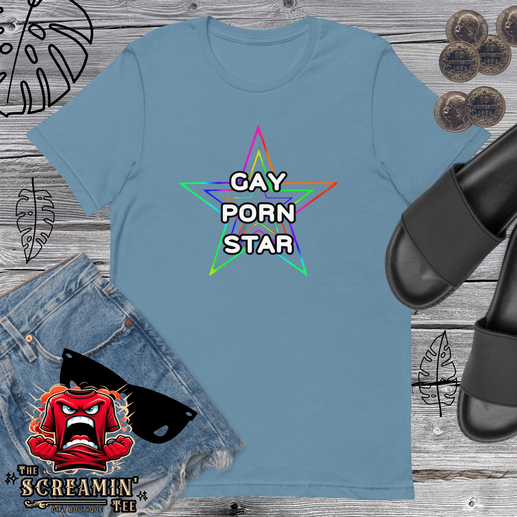 GAY PORN STAR UNISEX TSHIRT - The Screamin' Tee