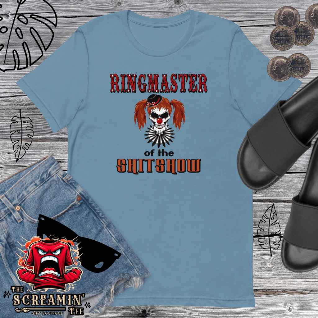 RINGMASTER FEMALE UNISEX TSHIRT - The Screamin' Tee