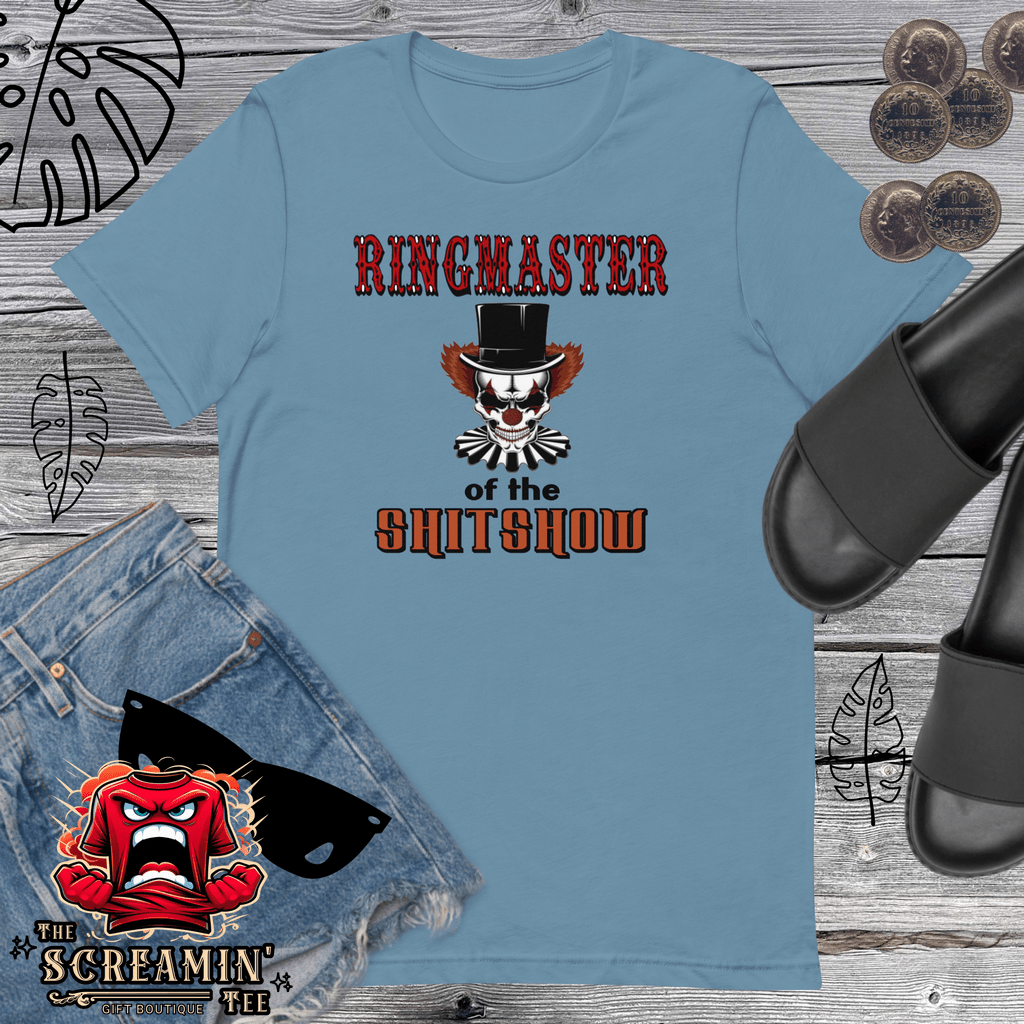 RINGMASTER MALE UNISEX TSHIRT - The Screamin' Tee