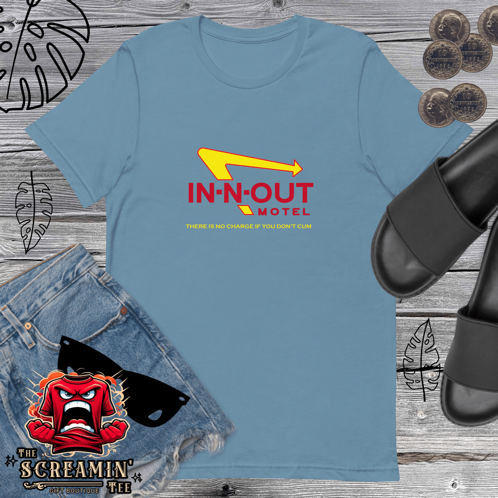 IN-N-OUT MOTEL UNISEX TSHIRT - The Screamin' Tee