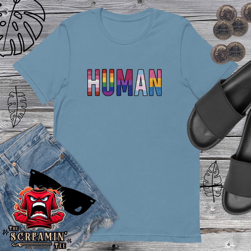 HUMAN UNISEX TSHIRT - The Screamin' Tee