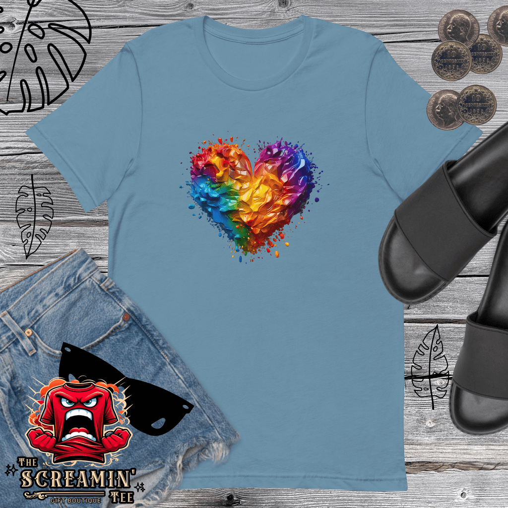 Acrylic Heart T-Shirt