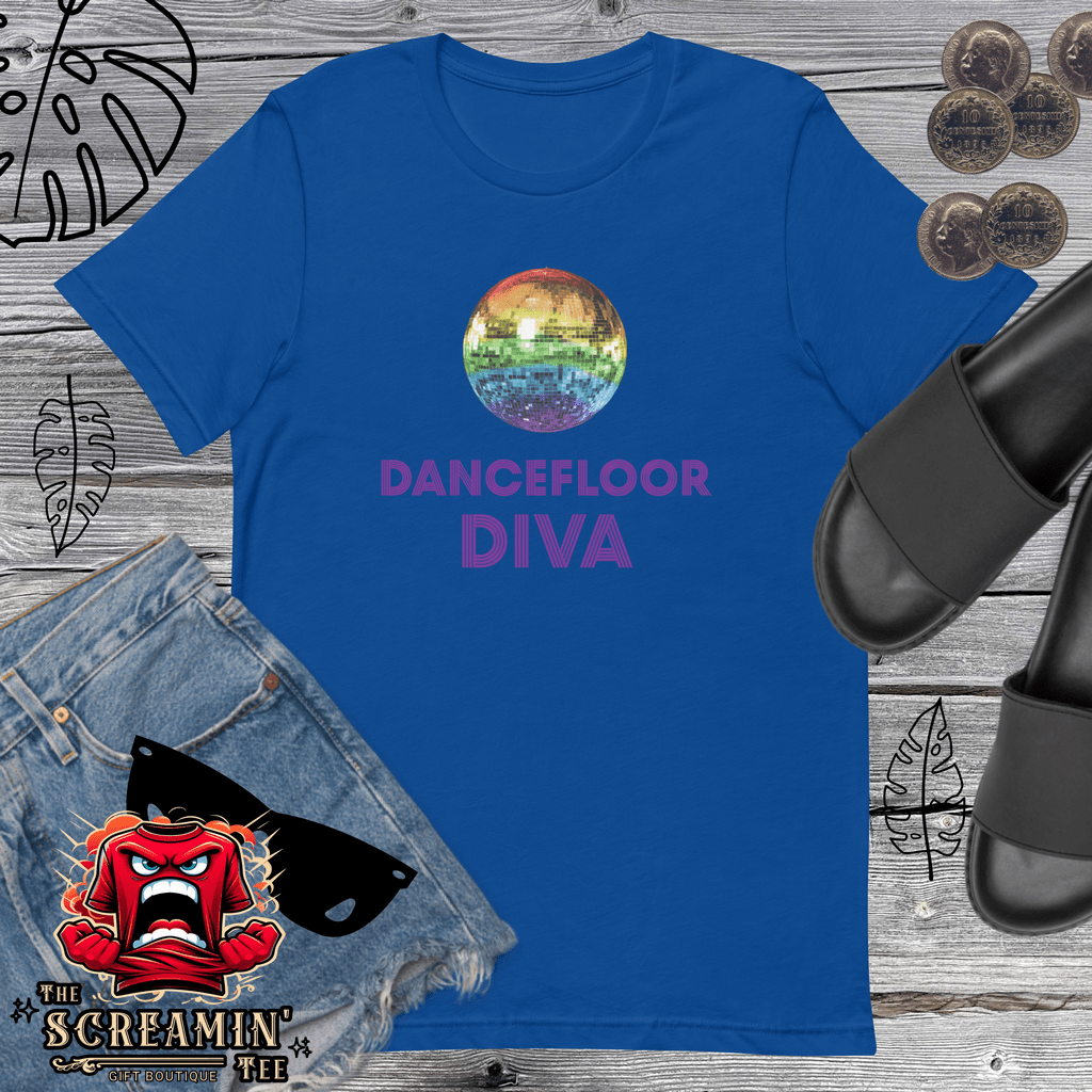 DANCEFLOOR DIVA UNISEX TSHIRT - The Screamin' Tee