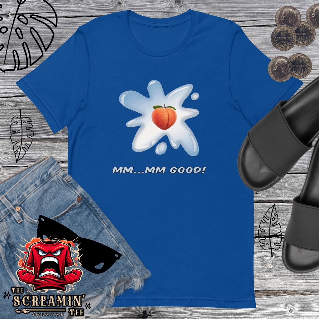 MM-MM-GOOD UNISEX TSHIRT - PEACH - The Screamin' Tee