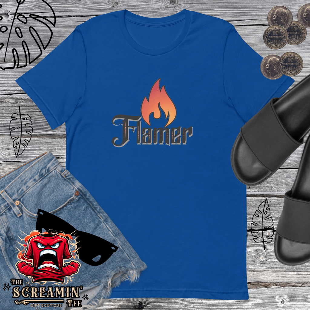 FLAMER UNISEX TSHIRT - The Screamin' Tee