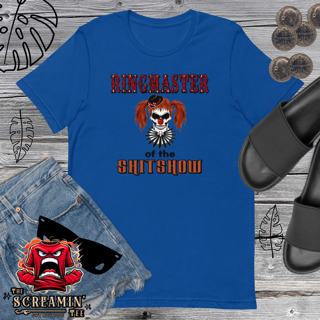 RINGMASTER FEMALE UNISEX TSHIRT - The Screamin' Tee