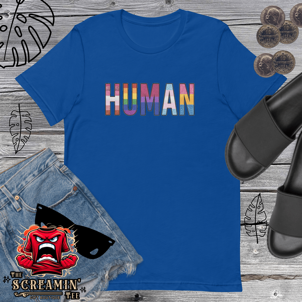 HUMAN UNISEX TSHIRT - The Screamin' Tee