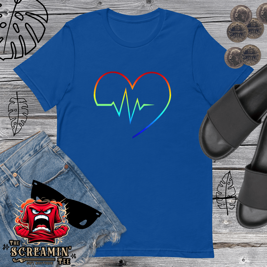 Rainbow Heartbeat T-Shirt