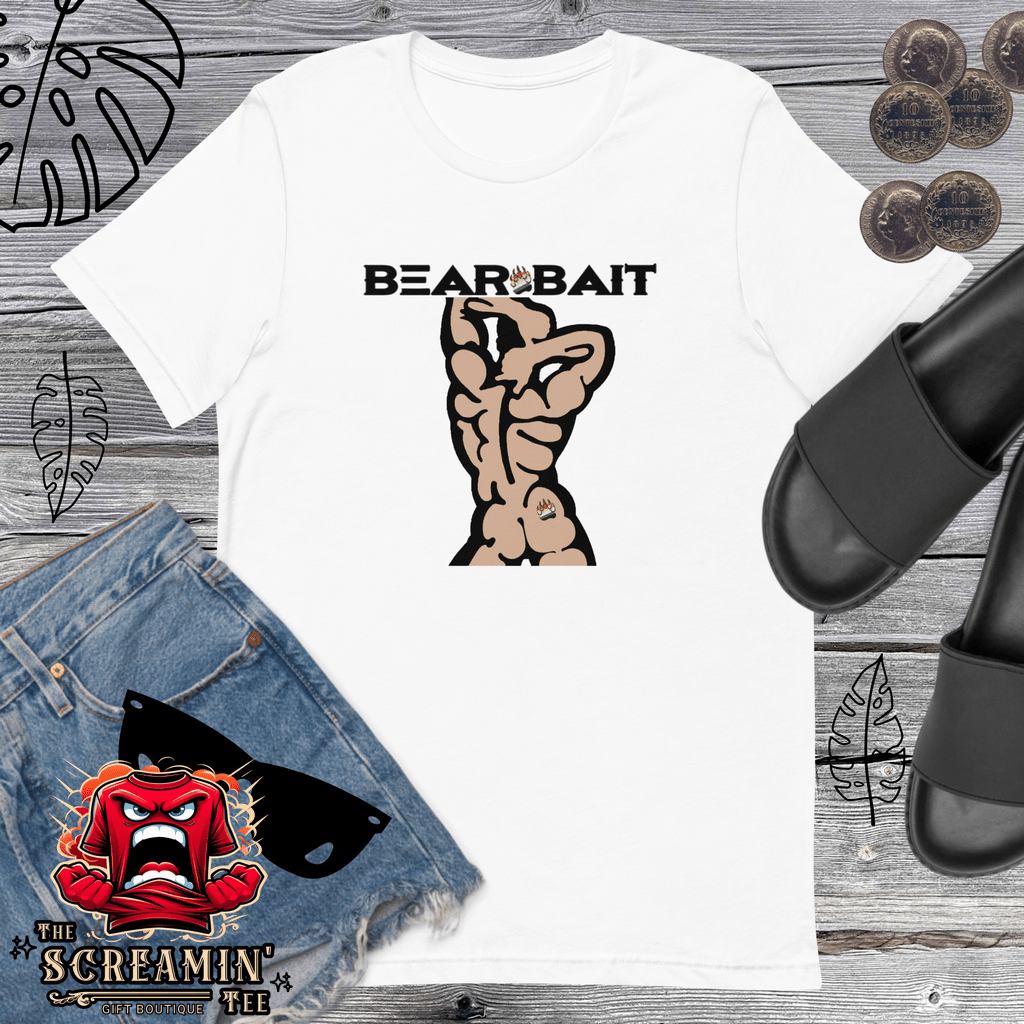 BEAR BAIT UNISEX TSHIRT - LIGHT TONE - The Screamin' Tee