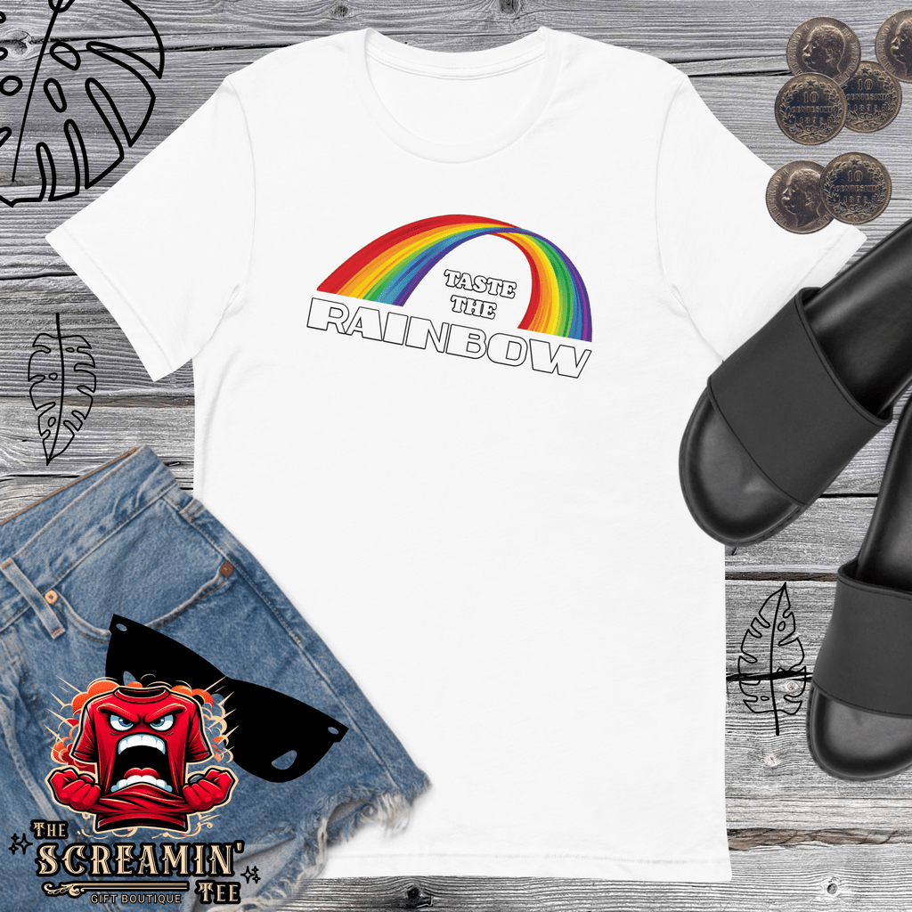 TASTE THE RAINBOW UNISEX TSHIRT - The Screamin' Tee