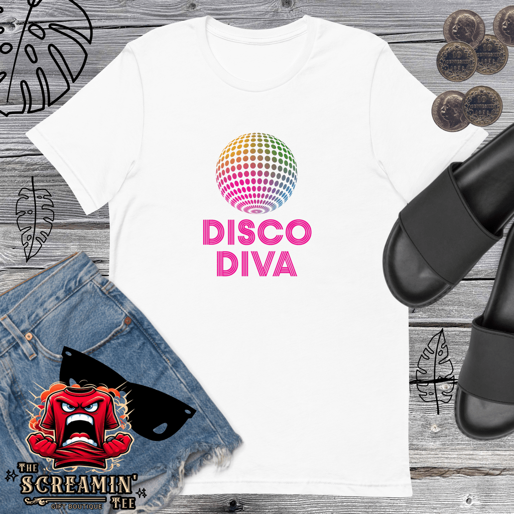 DISCO DIVA UNISEX TSHIRT - The Screamin' Tee