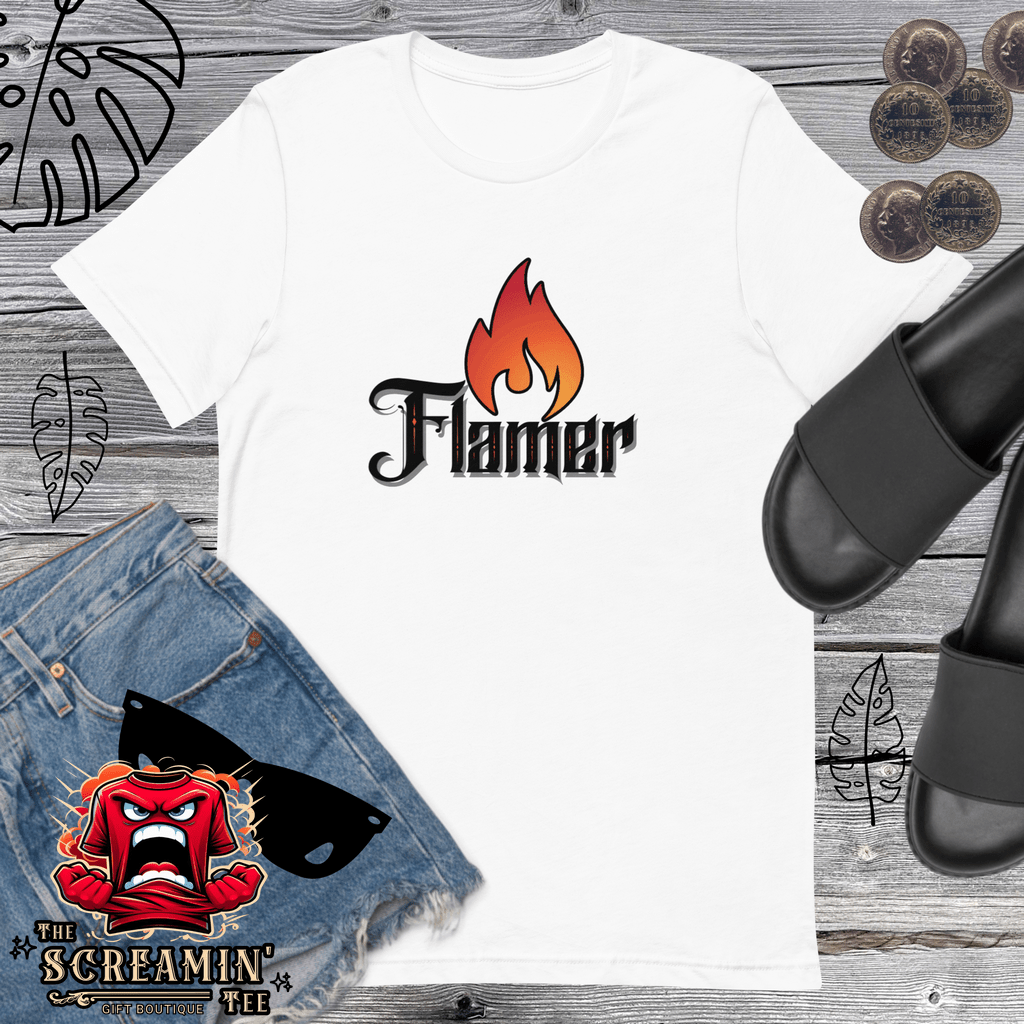 FLAMER UNISEX TSHIRT - The Screamin' Tee