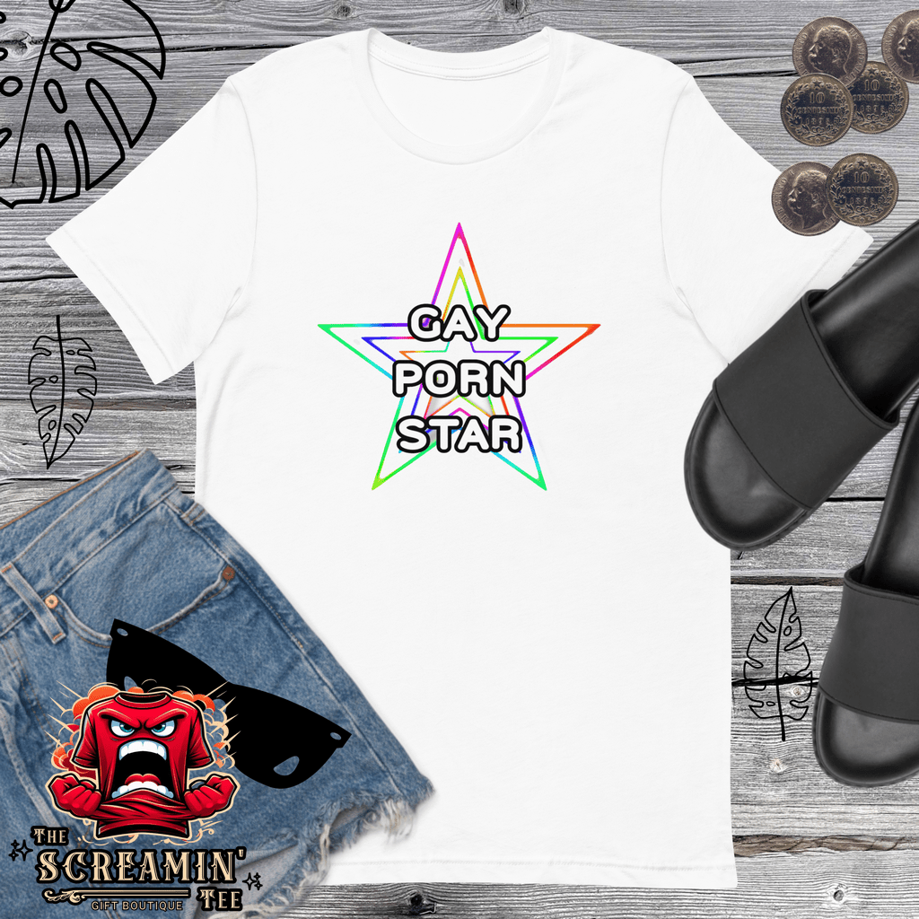 GAY PORN STAR UNISEX TSHIRT - The Screamin' Tee