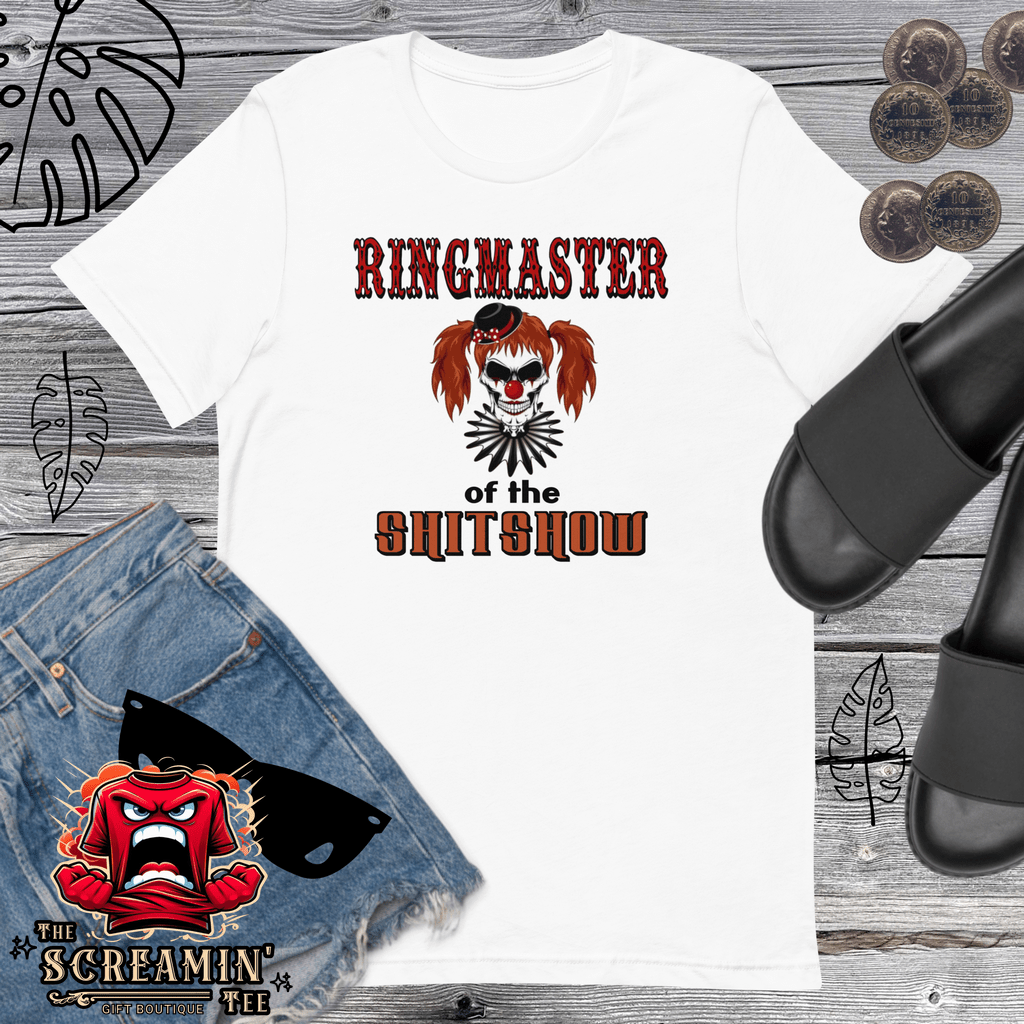 RINGMASTER FEMALE UNISEX TSHIRT - The Screamin' Tee