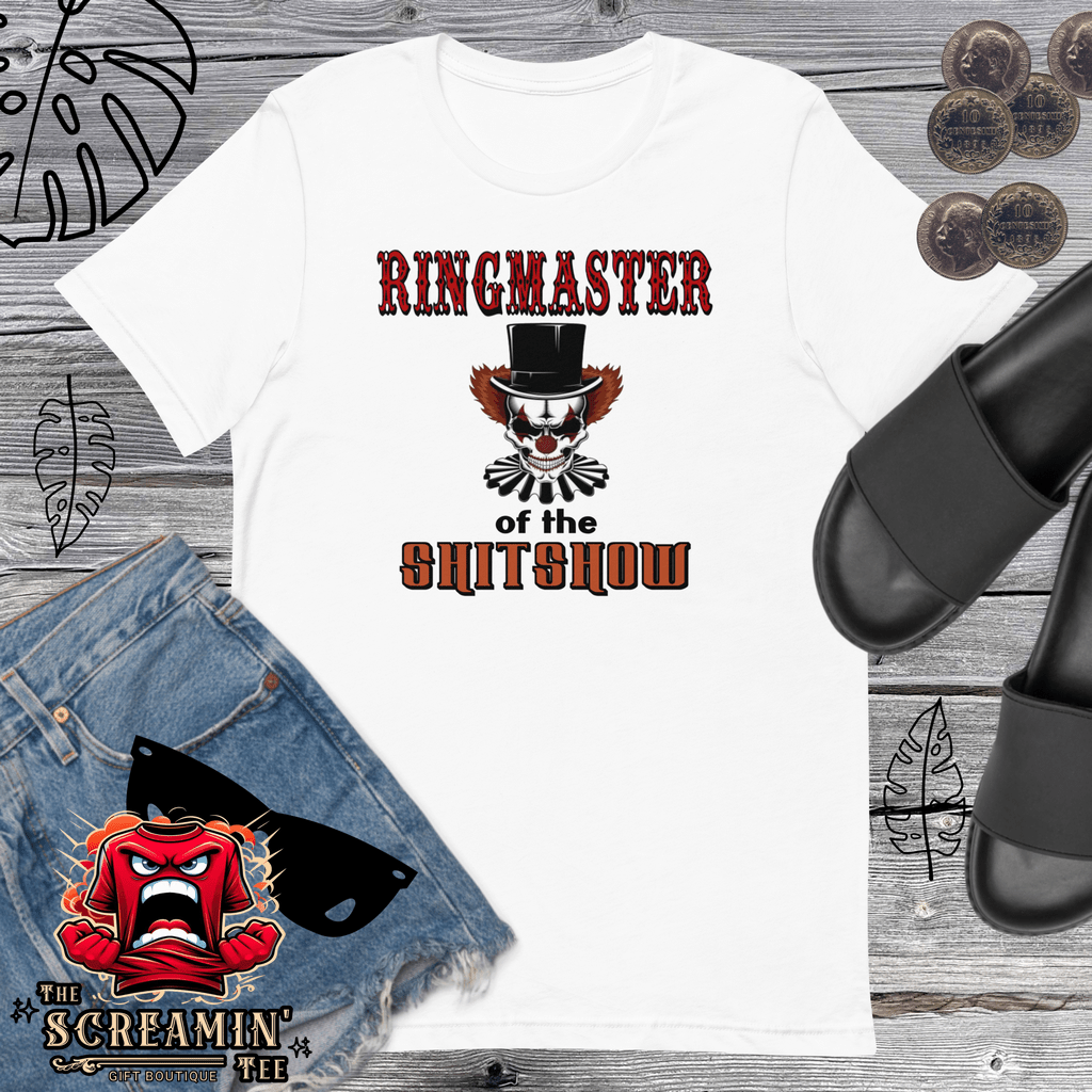 RINGMASTER MALE UNISEX TSHIRT - The Screamin' Tee