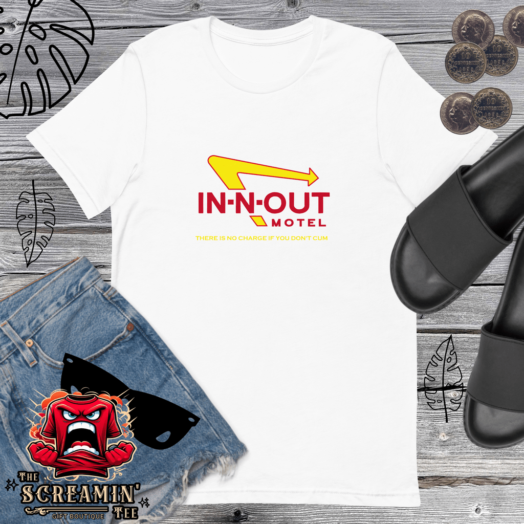 IN-N-OUT MOTEL UNISEX TSHIRT - The Screamin' Tee