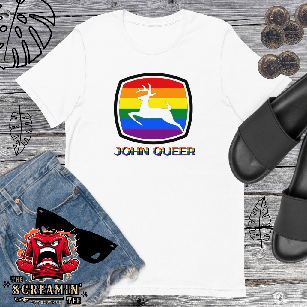 JOHN QUEER UNISEX TSHIRT - The Screamin' Tee