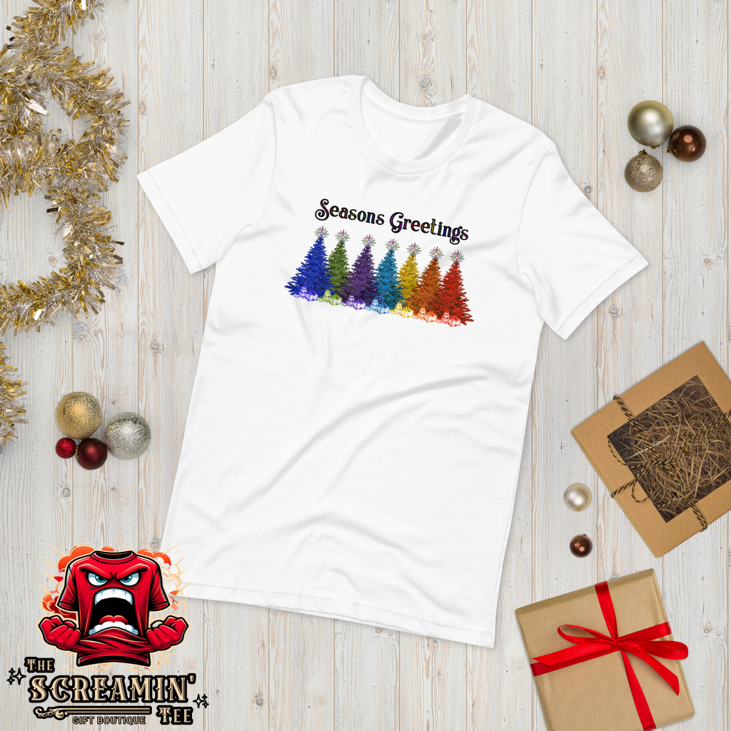 RAINBOW TREES UNISEX TSHIRT