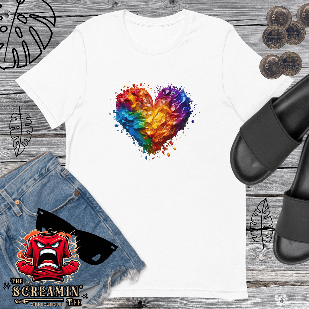 Acrylic Heart T-Shirt