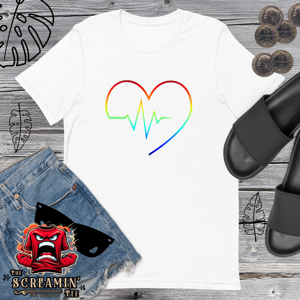 Rainbow Heartbeat T-Shirt