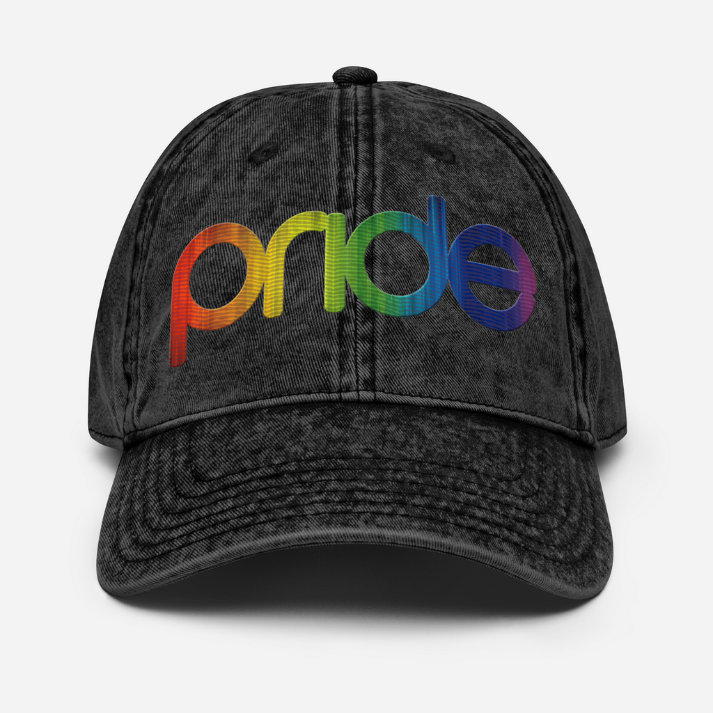 Pride Vintage Hat | Multicolor Embroidery