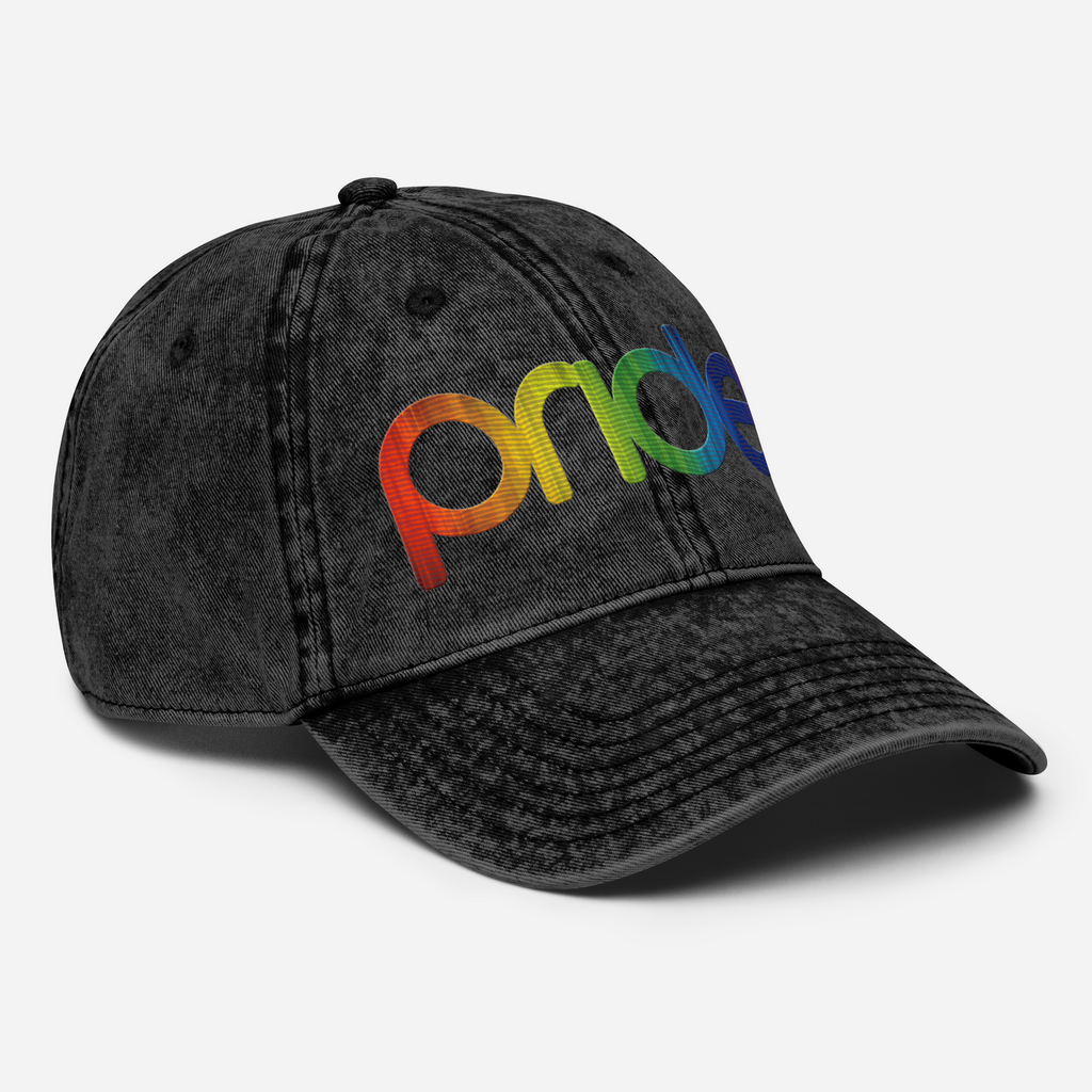 Pride Vintage Hat | Multicolor Embroidery