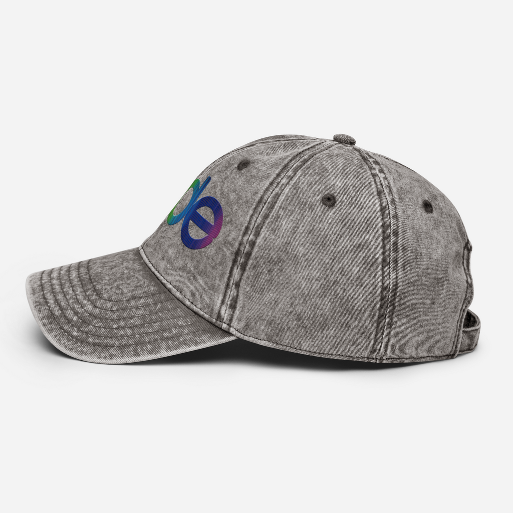 Pride Vintage Hat | Multicolor Embroidery