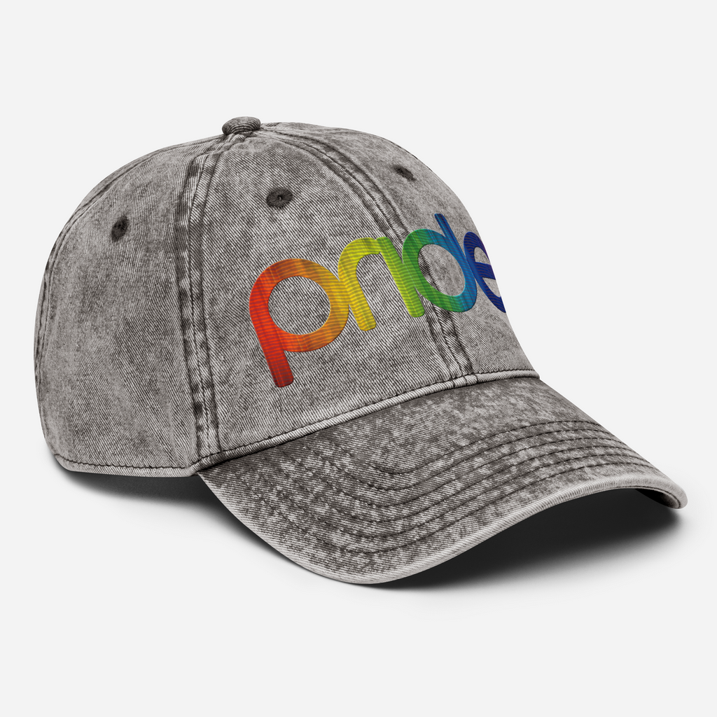 Pride Vintage Hat | Multicolor Embroidery
