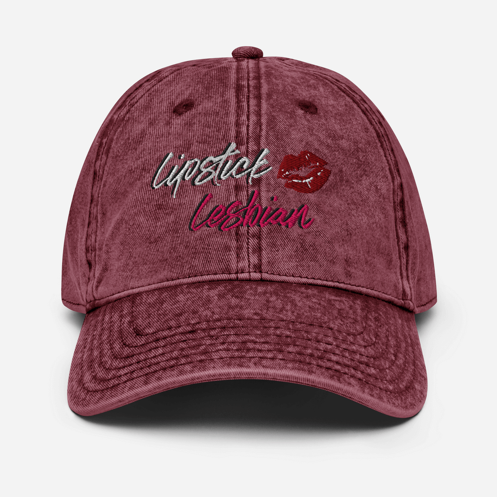 Lipstick Lesbian Vintage Hat