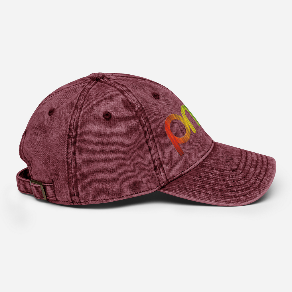 Pride Vintage Hat | Multicolor Embroidery