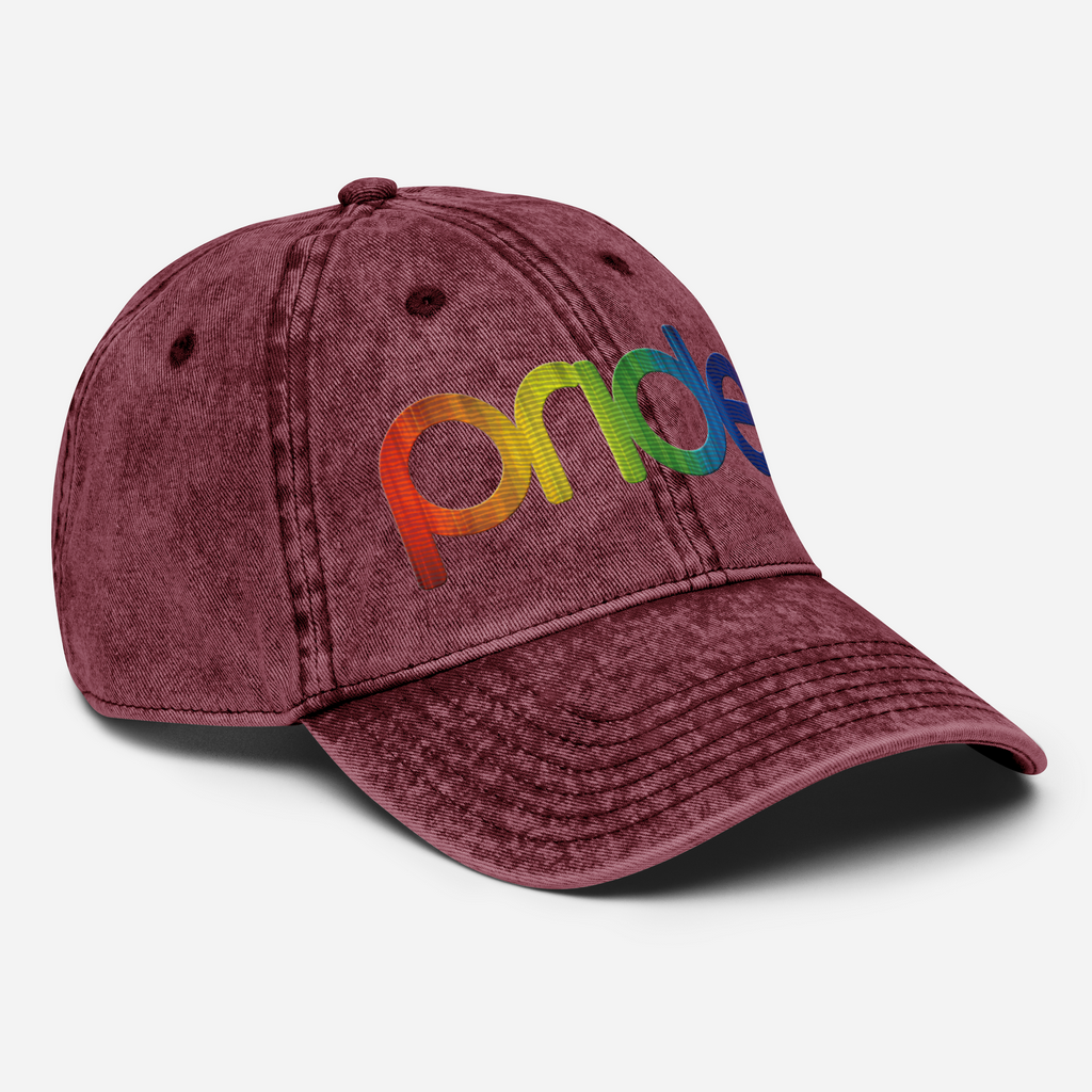Pride Vintage Hat | Multicolor Embroidery