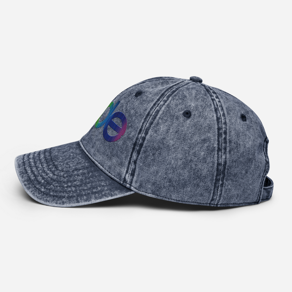 Pride Vintage Hat | Multicolor Embroidery