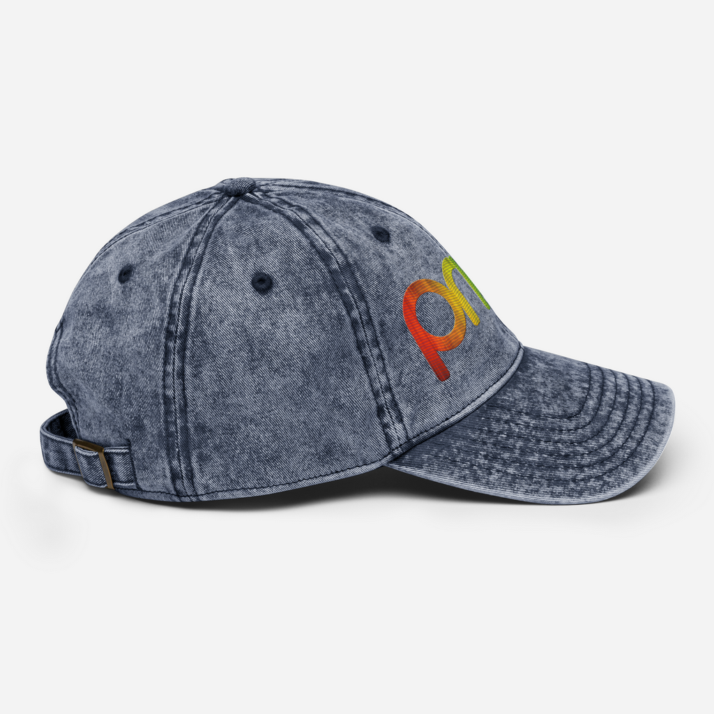 Pride Vintage Hat | Multicolor Embroidery