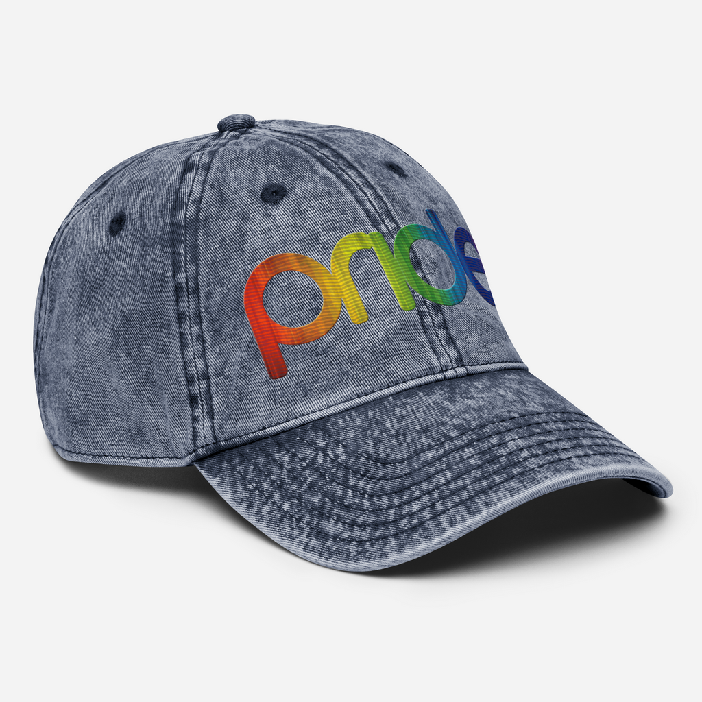 Pride Vintage Hat | Multicolor Embroidery