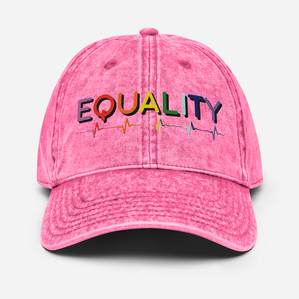 SOMBRERO VINTAGE IGUALDAD - BORDADO MULTICOLOR