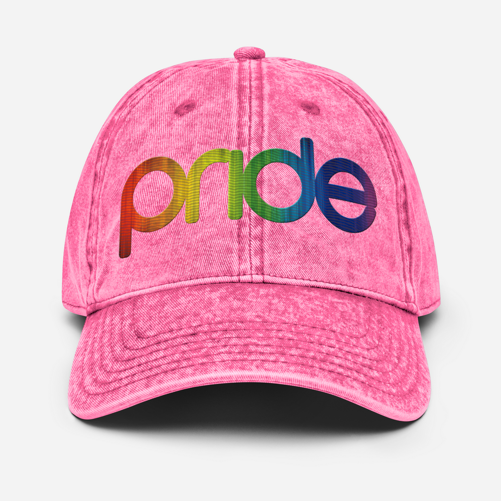 Pride Vintage Hat | Multicolor Embroidery