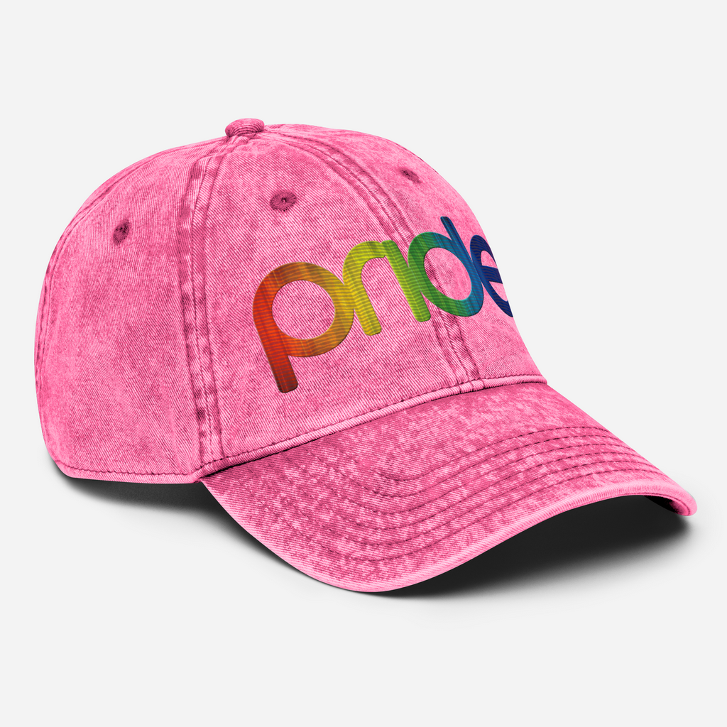 Pride Vintage Hat | Multicolor Embroidery