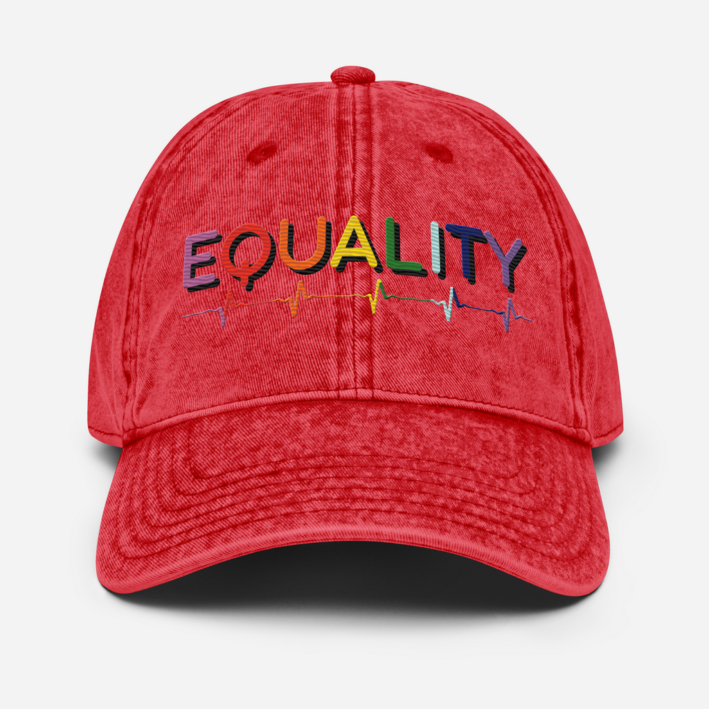 SOMBRERO VINTAGE IGUALDAD - BORDADO MULTICOLOR