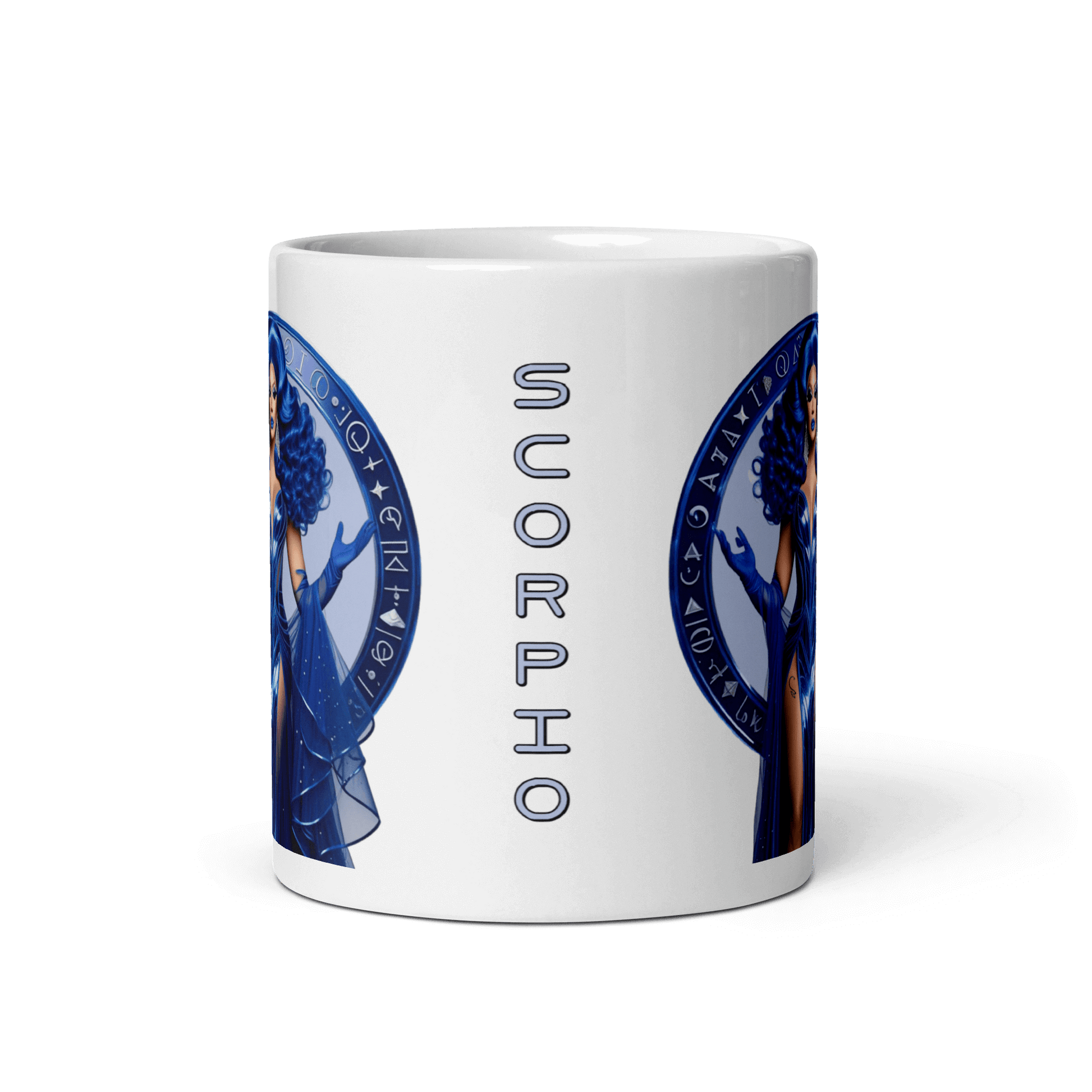 Haus Of Zodiac Mug | Mystic Sting (Scorpio) featuring Scorpio zodiac design and vibrant colors.