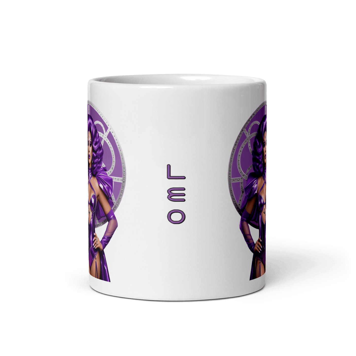 Haus Of Zodiac Mug | Leona Lux (Leo) featuring vibrant design and zodiac theme.