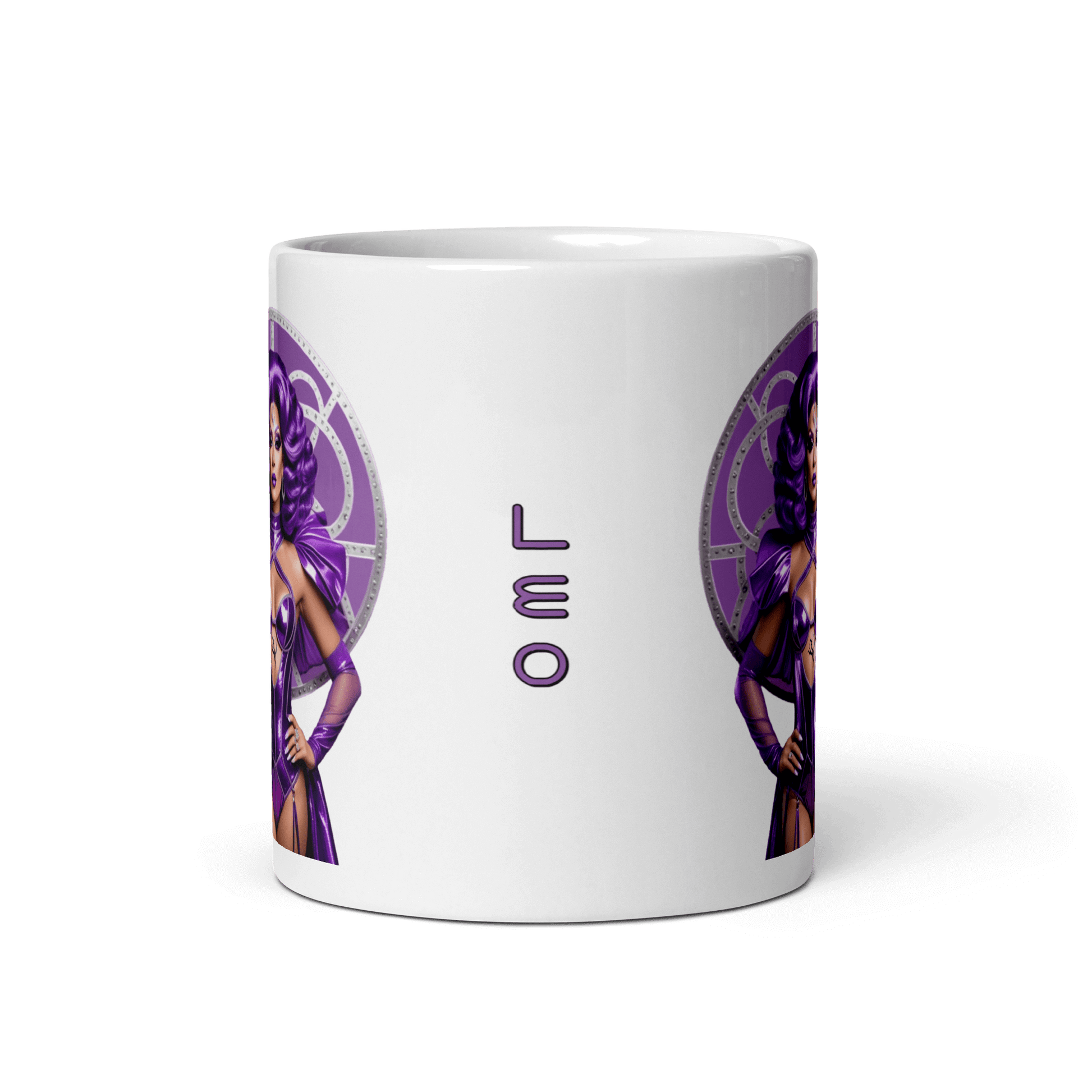 Haus Of Zodiac Mug | Leona Lux (Leo) featuring vibrant design and zodiac theme.