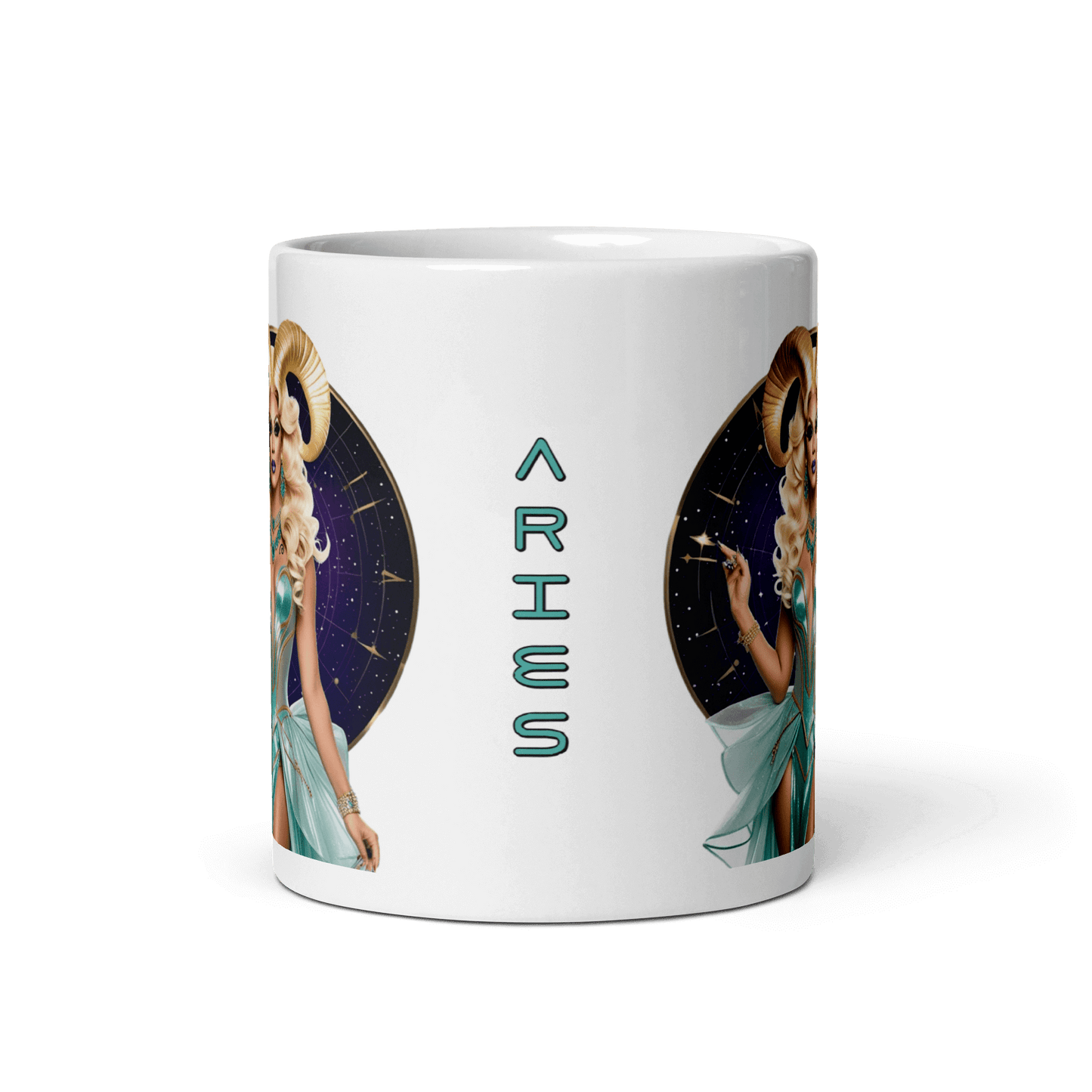 Haus Of Zodiac Mug | Ram-Pagous (Aries) featuring a vibrant Aries design and sturdy ceramic construction.