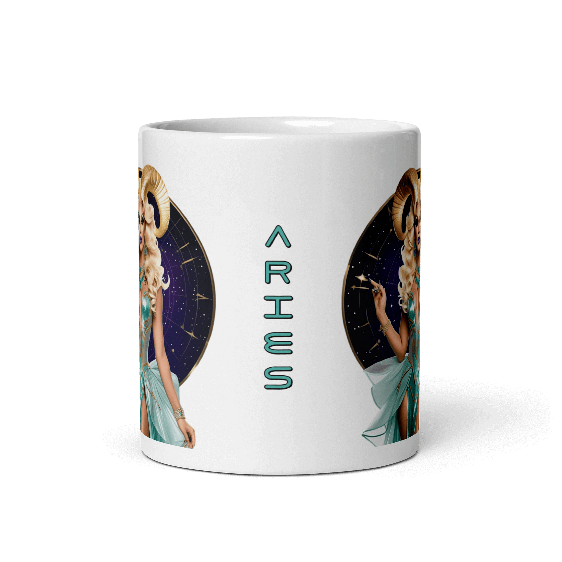 Haus Of Zodiac Mug | Ram-Pagous (Aries) featuring a vibrant Aries design and sturdy ceramic construction.