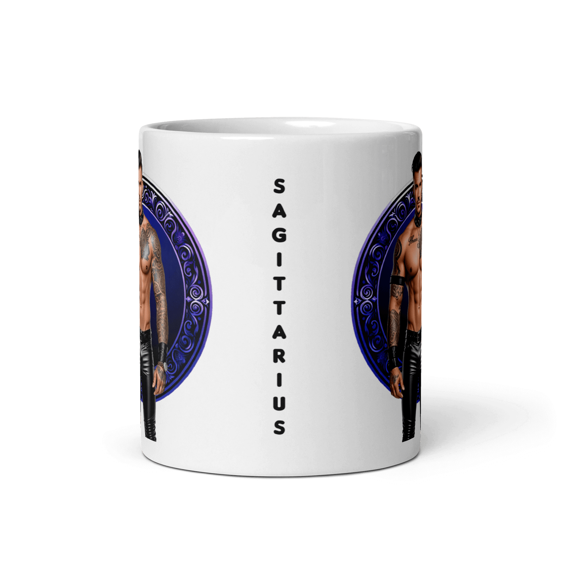 Haus Of Zodiac Mug | Leatherman Dash (Sagittarius) featuring vibrant print and Sagittarius design.
