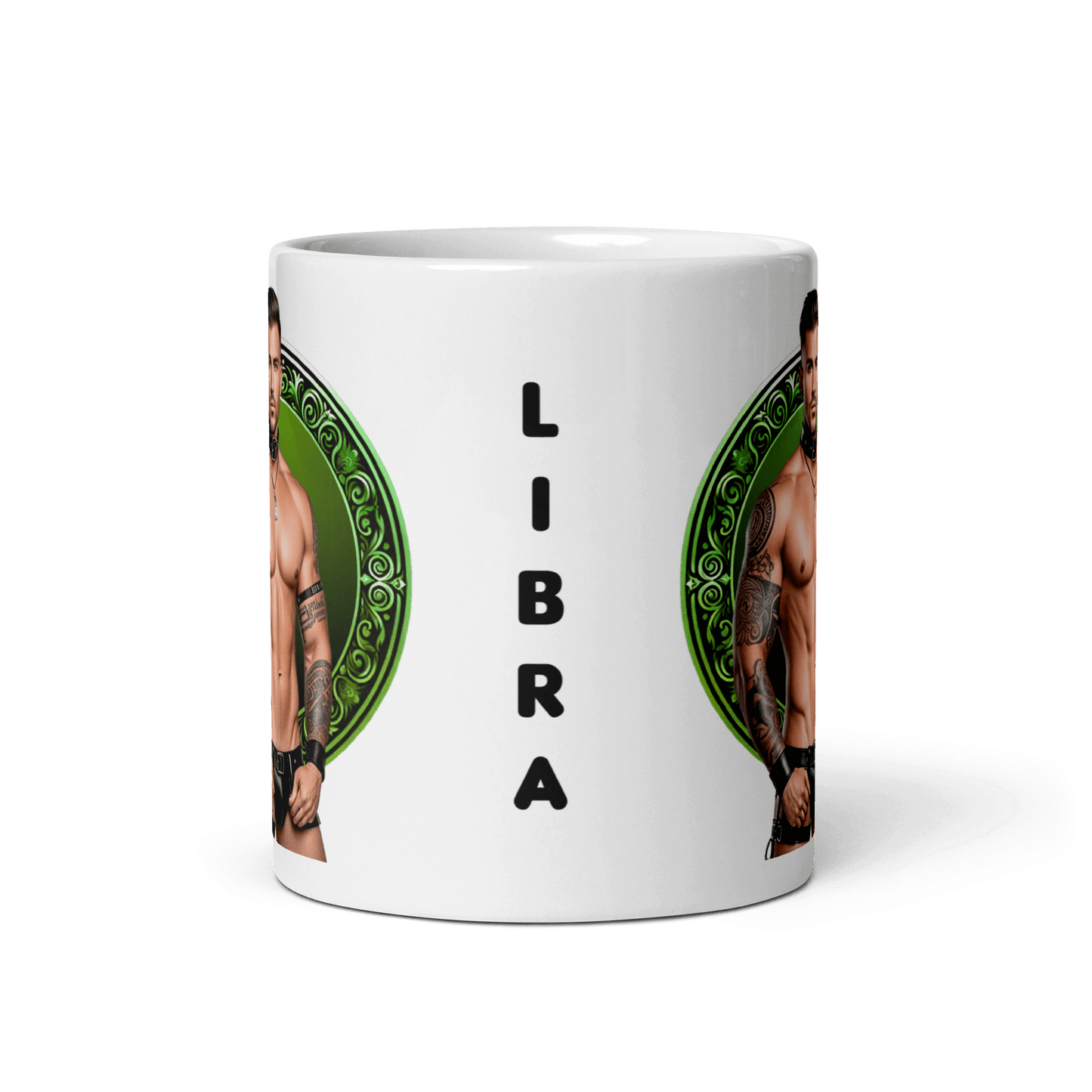 Haus Of Zodiac Mug | Leatherman Pierce (Libra) featuring a vivid print and a sturdy ceramic design.