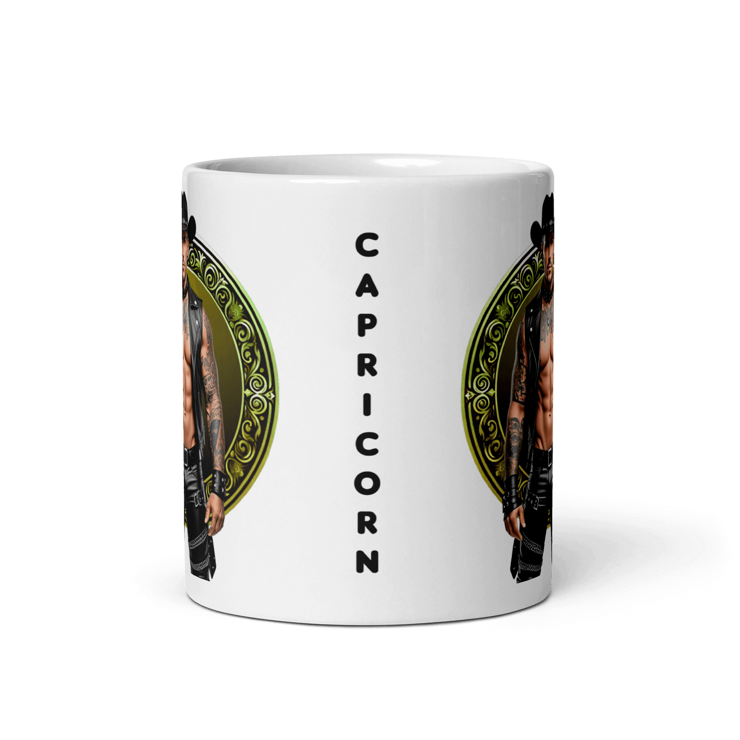 Haus Of Zodiac Mug | Leatherman Sterling (Capricorn) featuring bold lettering and vibrant design.