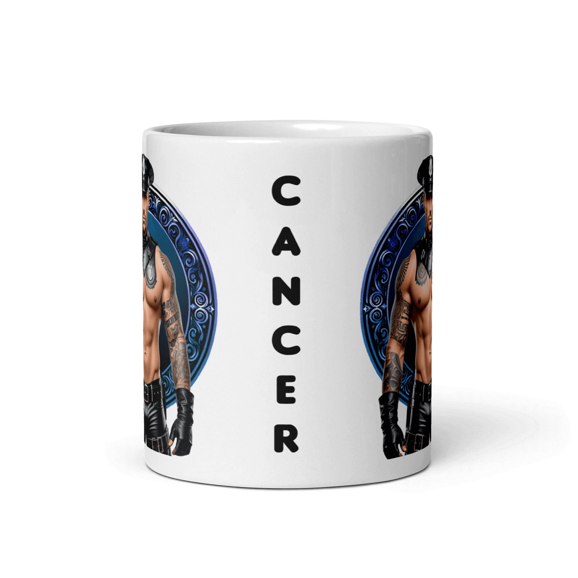 Haus Of Zodiac Mug | Leatherman Ronan (Cancer) featuring a striking design and sturdy ceramic build.