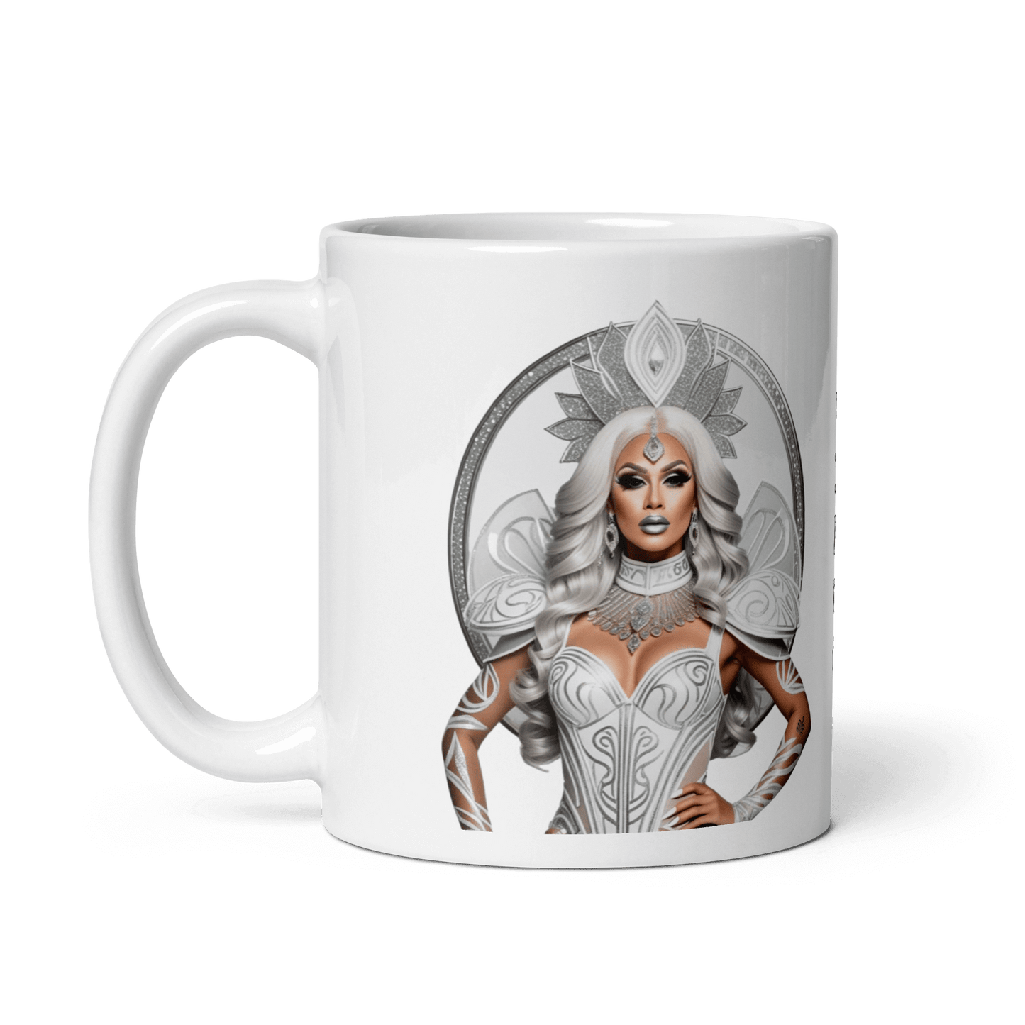 Haus Of Zodiac Mug | Siren Maidan (Virgo) featuring a stunning design with an elegant figure.