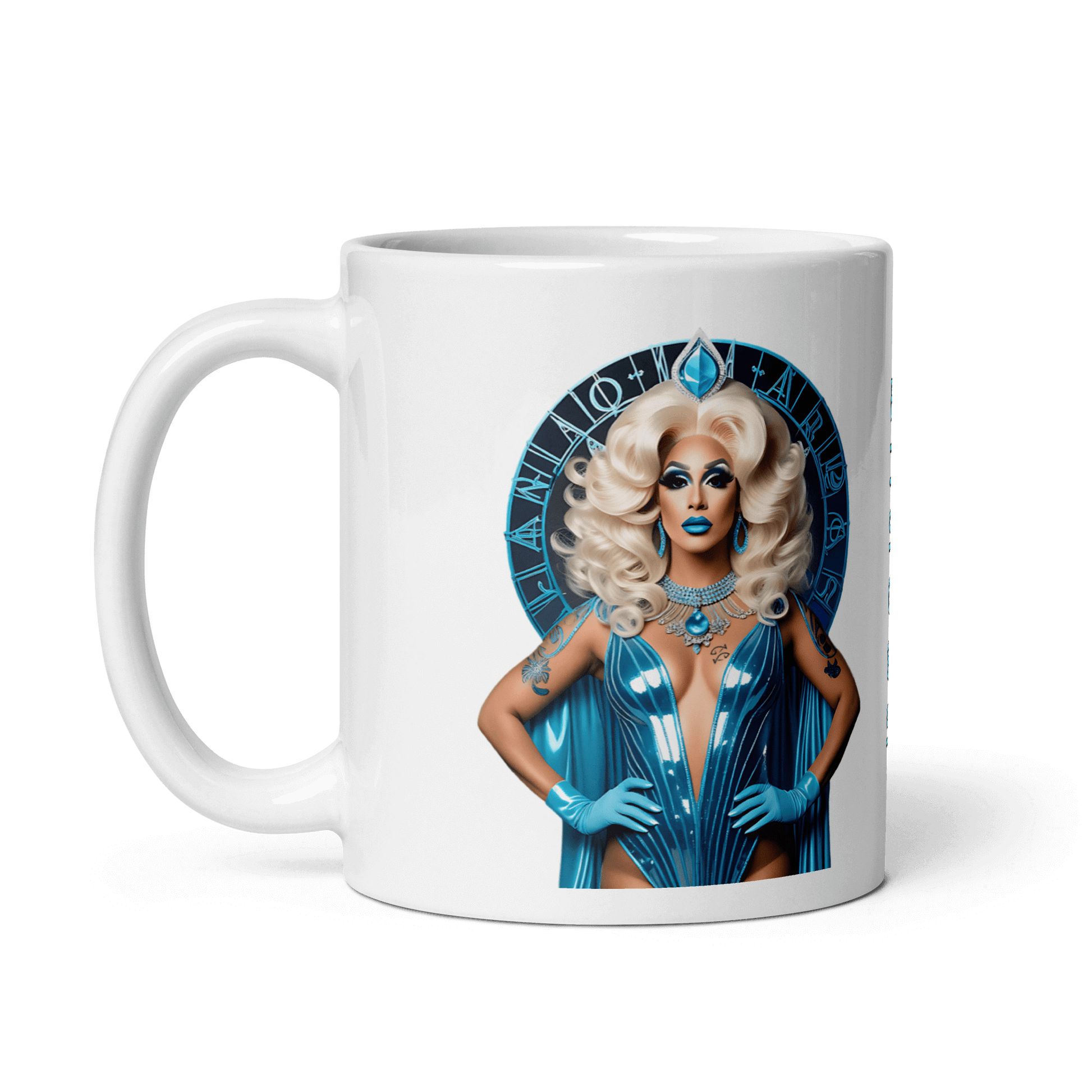 Haus Of Zodiac Mug | Oceania Dreams (Pisces) featuring a glamorous design and vibrant colors for coffee and tea lovers.